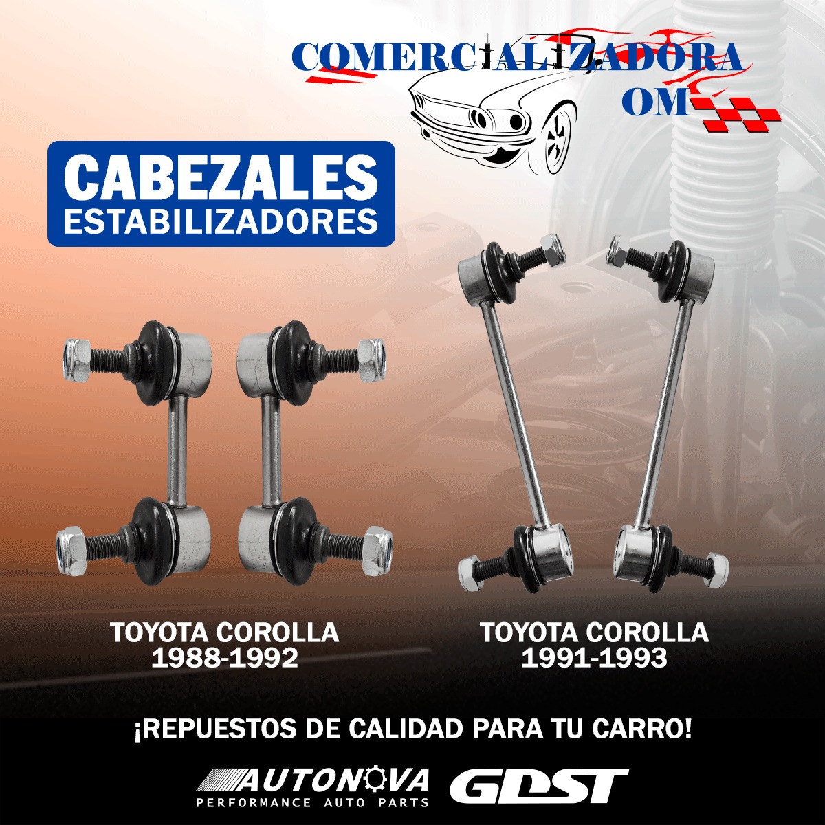 Estabilizadores para Toyota